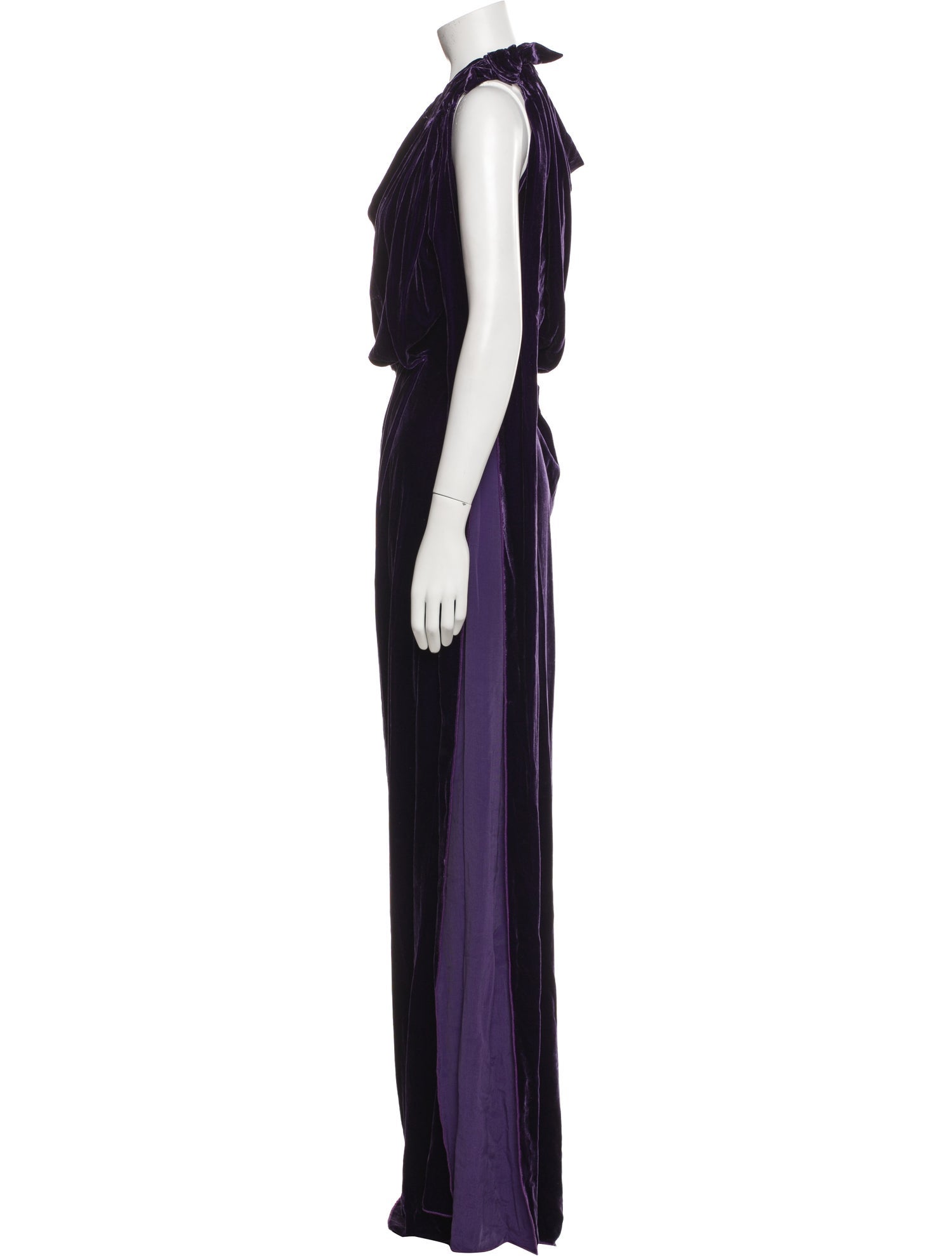 Roland Mouret Cowl Neck Long Dress