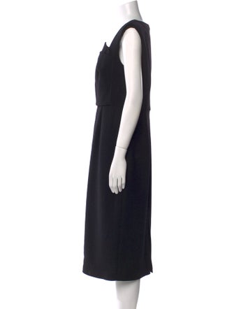 Roland Mouret Wool Midi Length Dress