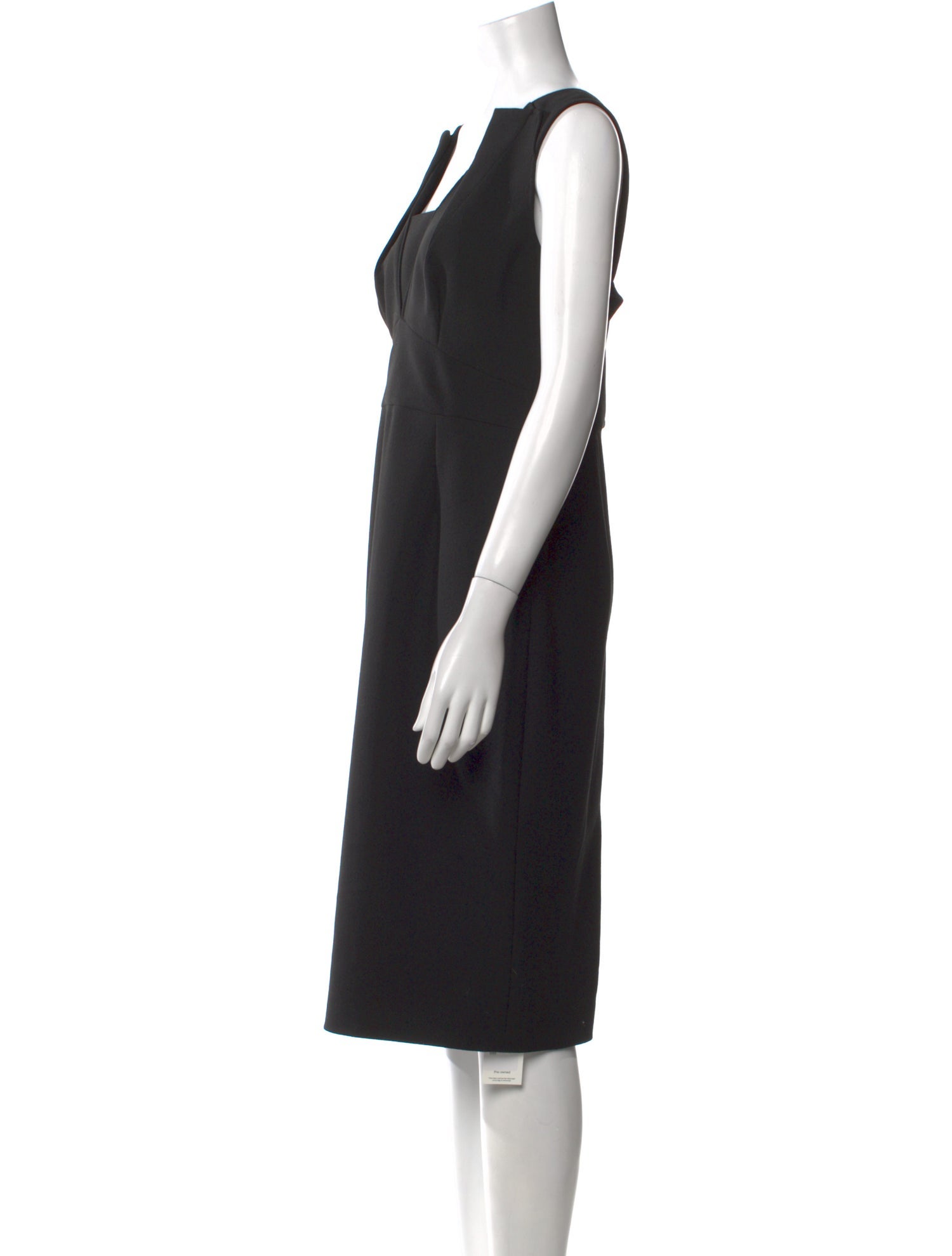Roland Mouret Square Neckline Midi Length Dress