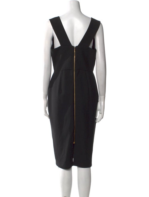 Roland Mouret Square Neckline Midi Length Dress