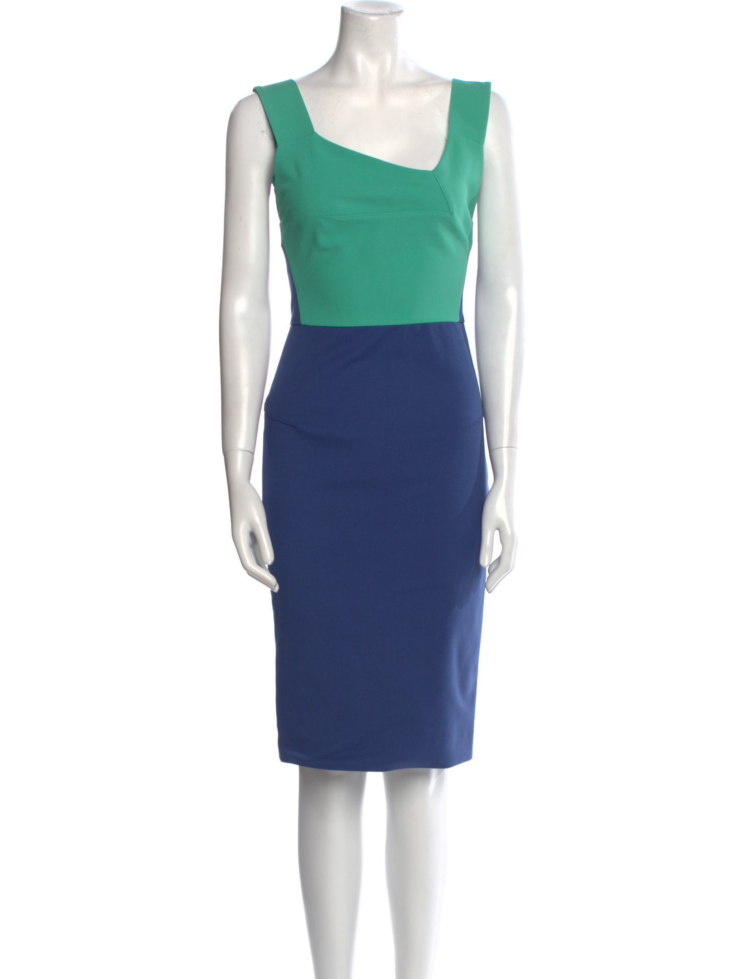 Roland Mouret One-Shoulder Knee-Length Dress