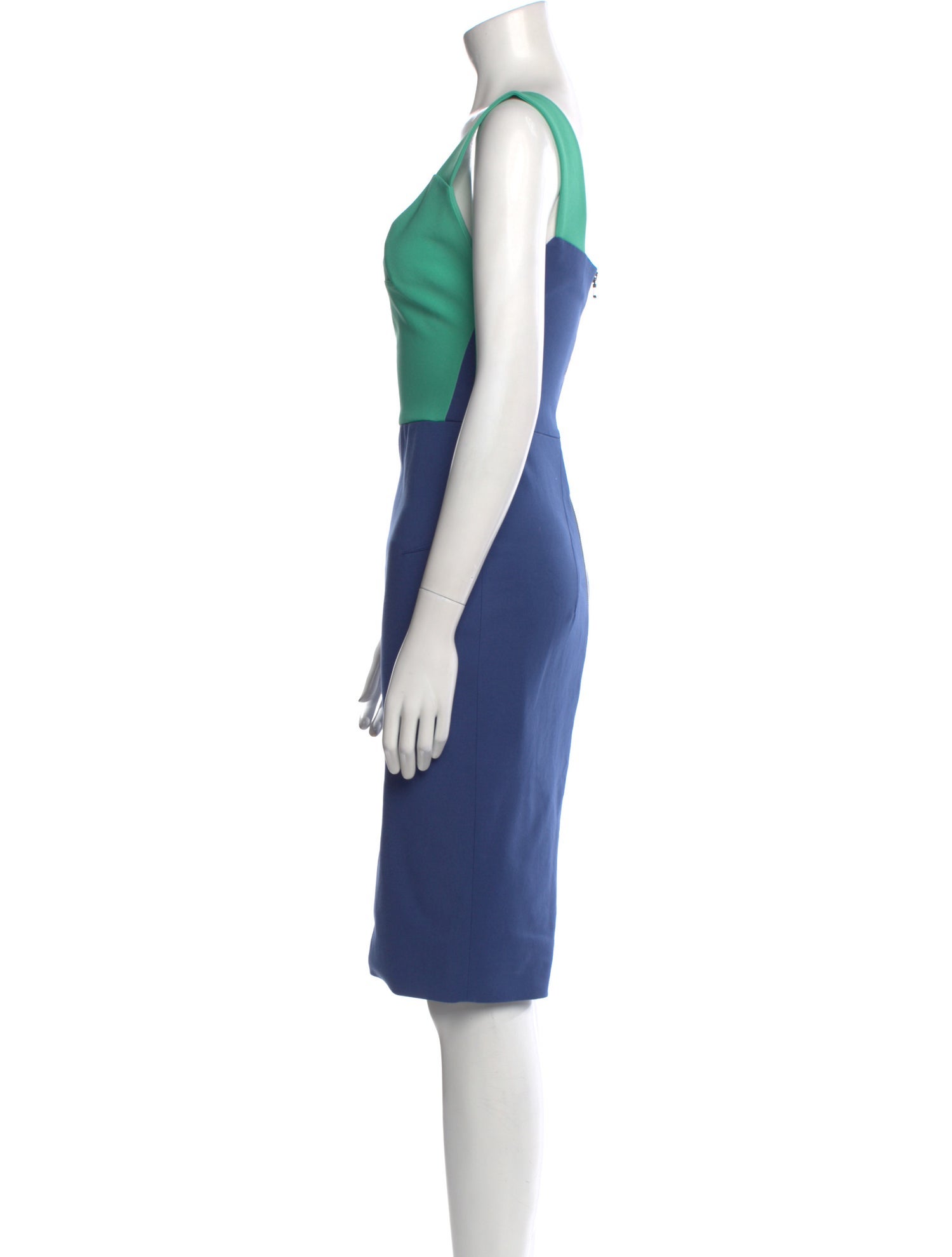 Roland Mouret One-Shoulder Knee-Length Dress