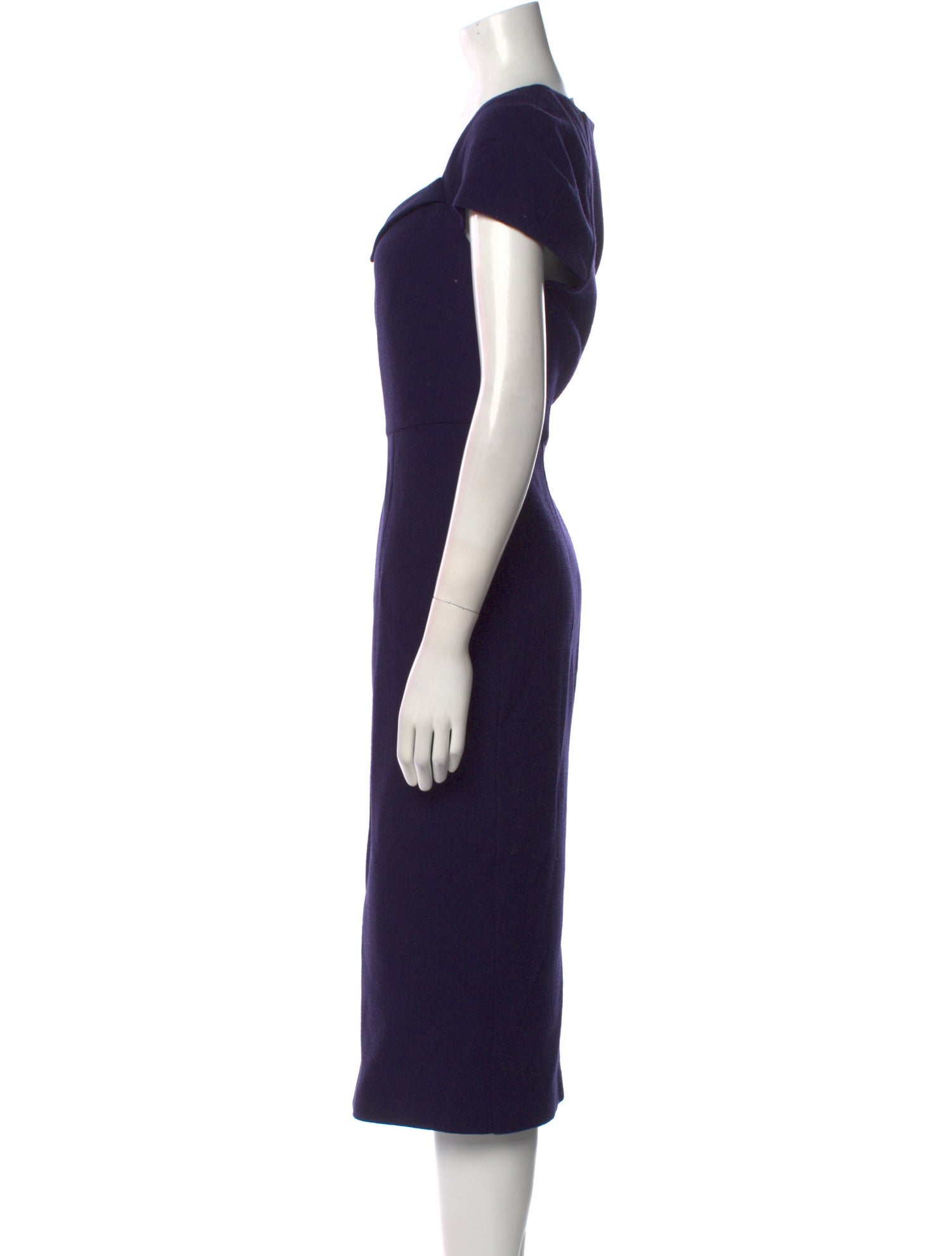 Roland Mouret Wool Midi Length Dress w/ Tags