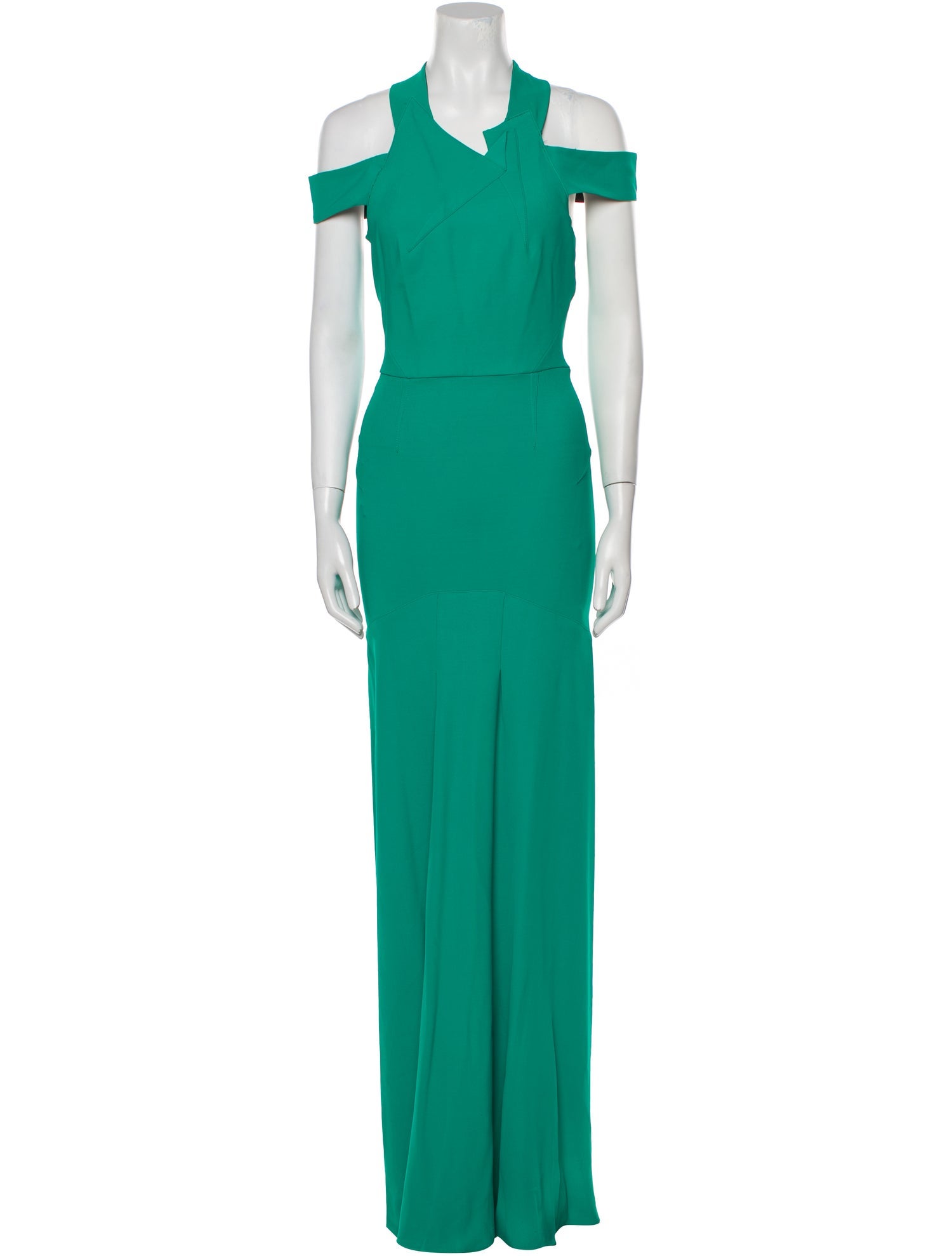 Roland Mouret Off-The-Shoulder Long Dress
