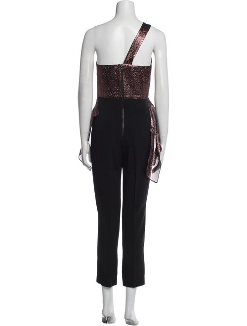 Roland Mouret Silk One-Shoulder Jumpsuit