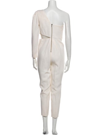 Roland Mouret Wool One-Shoulder Jumpsuit
