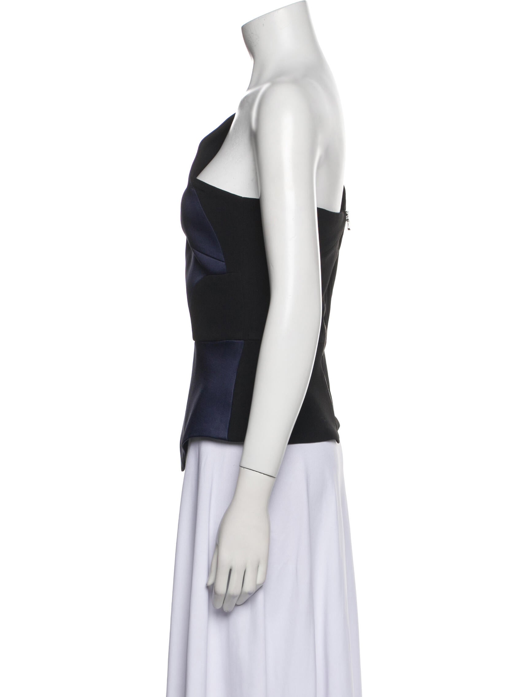 Roland Mouret One-Shoulder Sleeveless Top