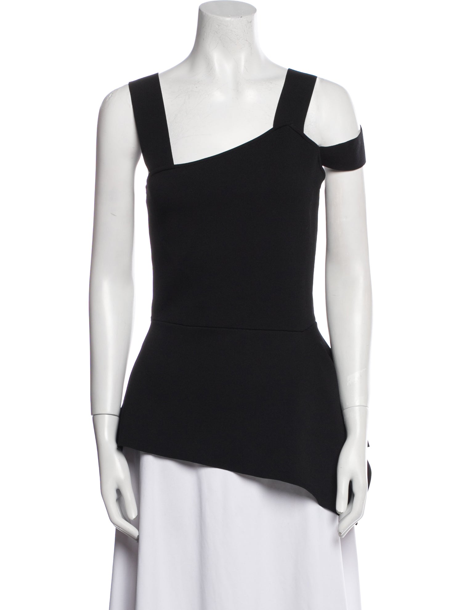Roland Mouret Square Neckline Sleeveless Top