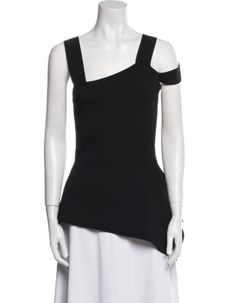 Roland Mouret Square Neckline Sleeveless Top