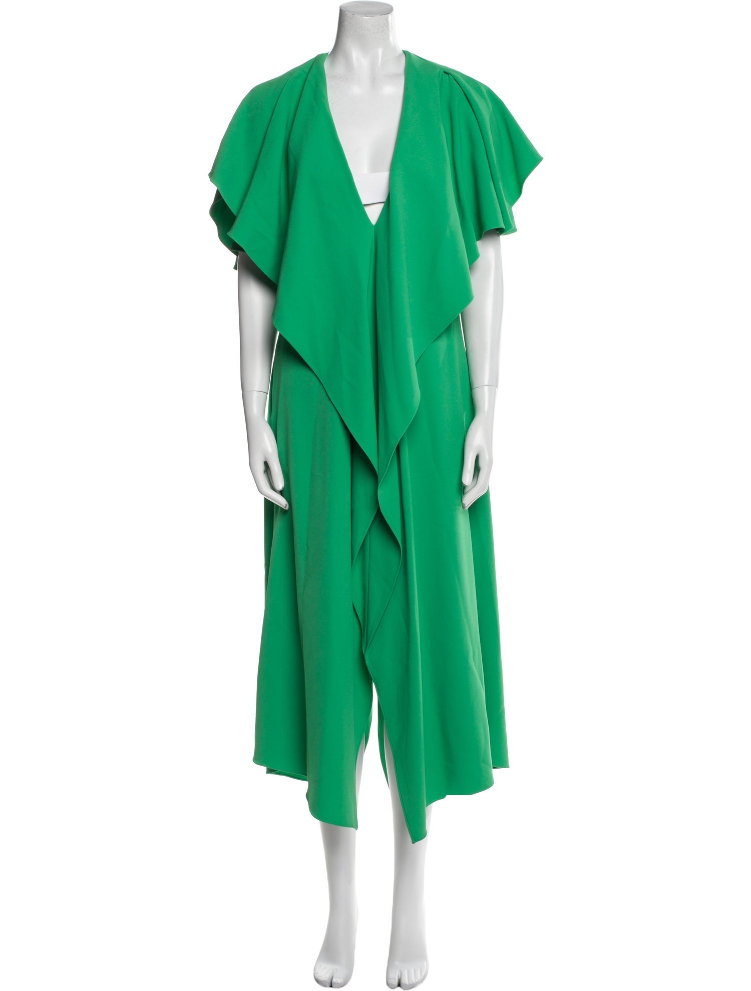 Roland Mouret V-Neck Long Dress