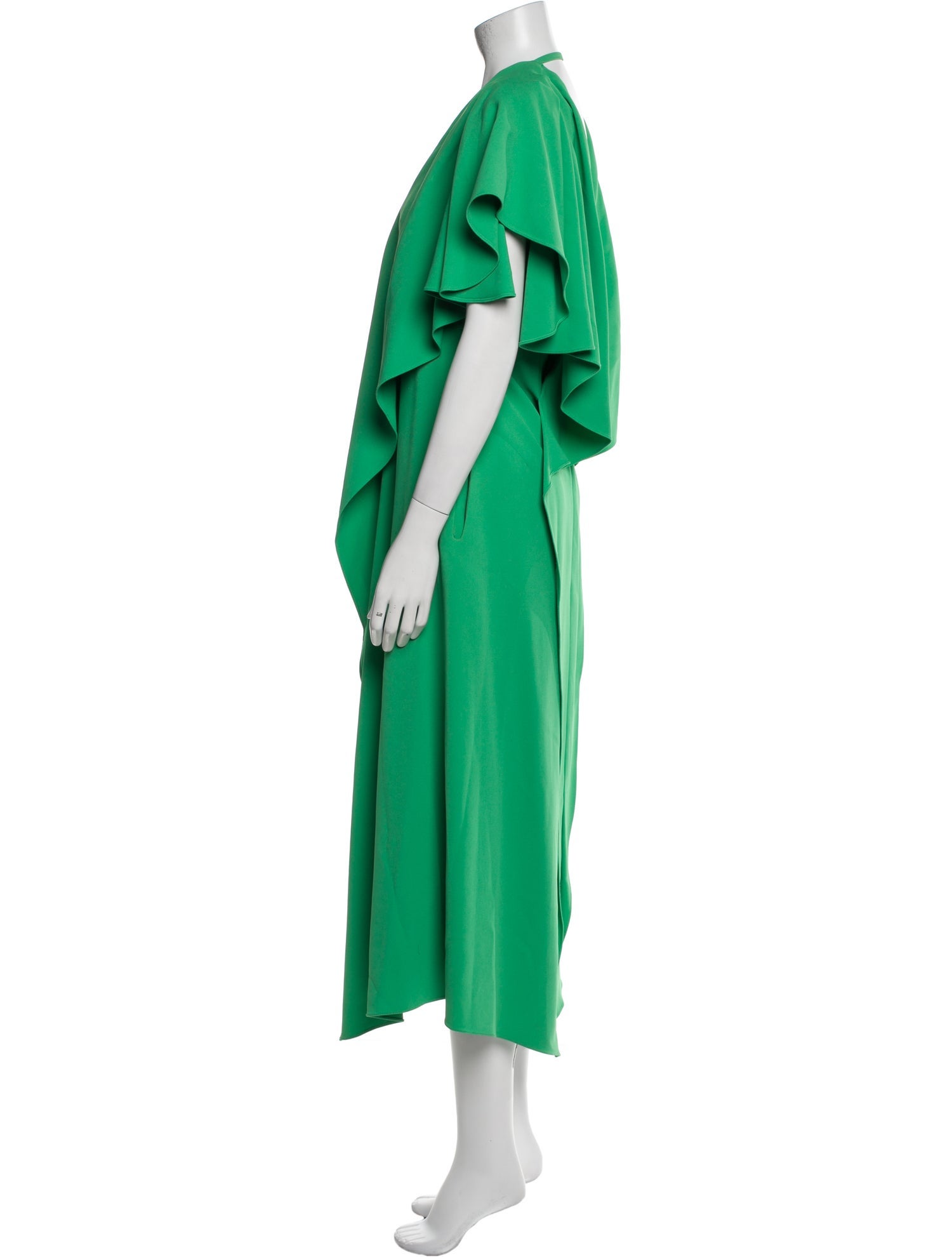 Roland Mouret V-Neck Long Dress