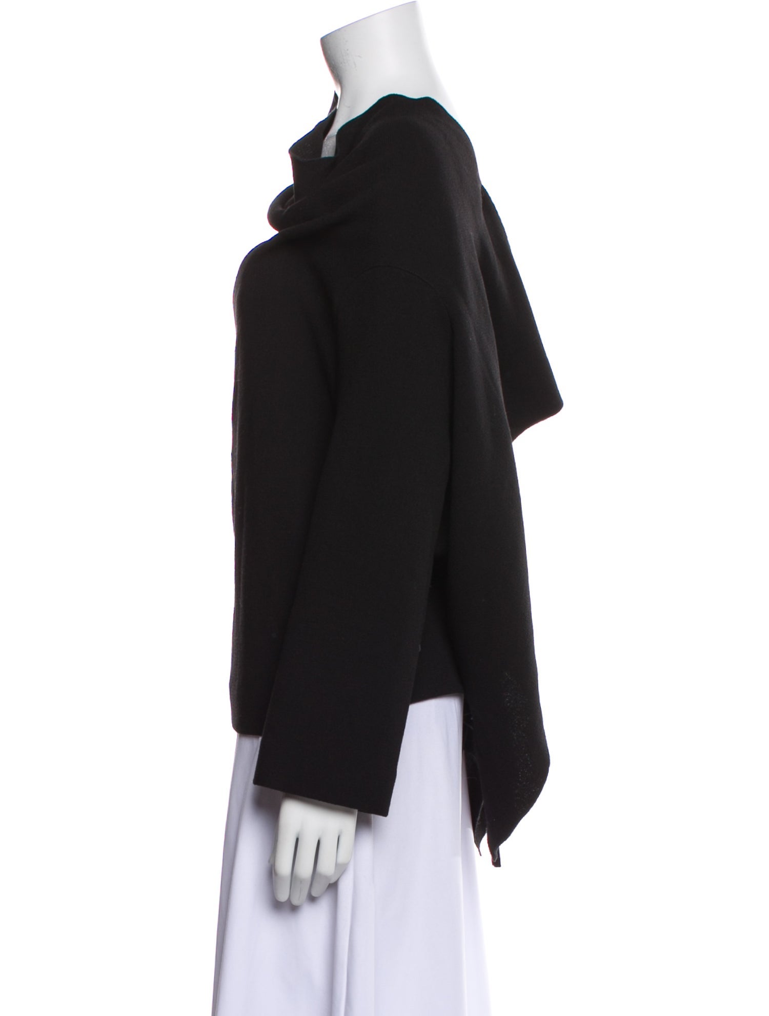 Roland Mouret Wool Cowl Neck Sweatshirt