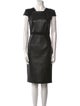 Roland Mouret Leather Midi Length Dress