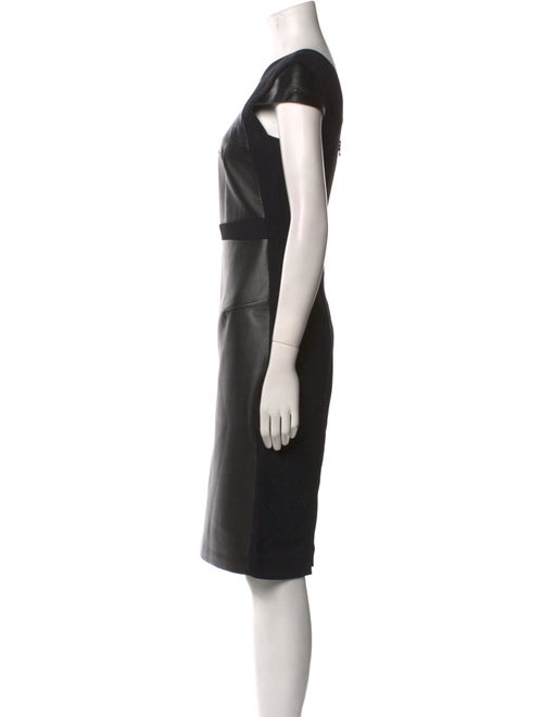 Roland Mouret Leather Midi Length Dress
