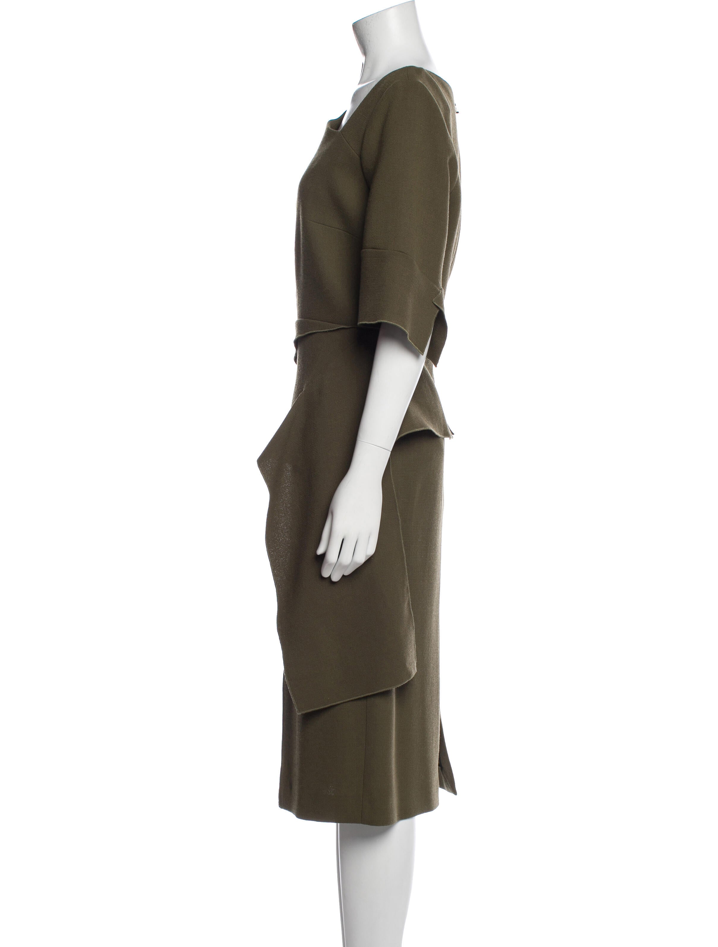 Roland Mouret Wool Skirt Set