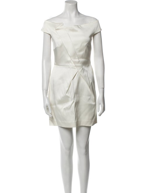 Roland Mouret Off-The-Shoulder Mini Dress