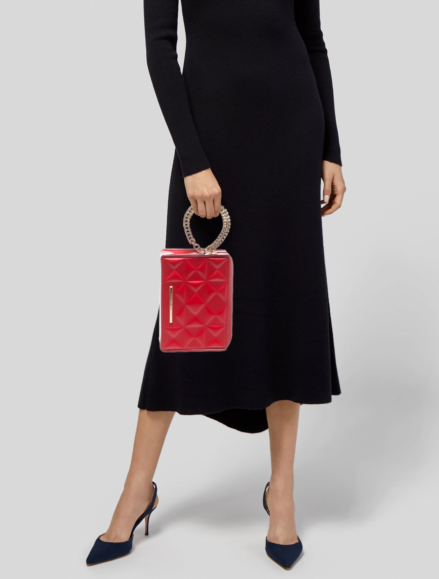 Roland Mouret Leather Clutch