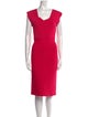 Roland Mouret Square Neckline Midi Length Dress