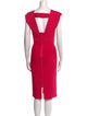 Roland Mouret Square Neckline Midi Length Dress