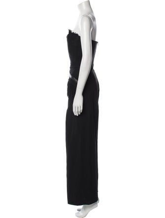Roland Mouret Strapless Jumpsuit