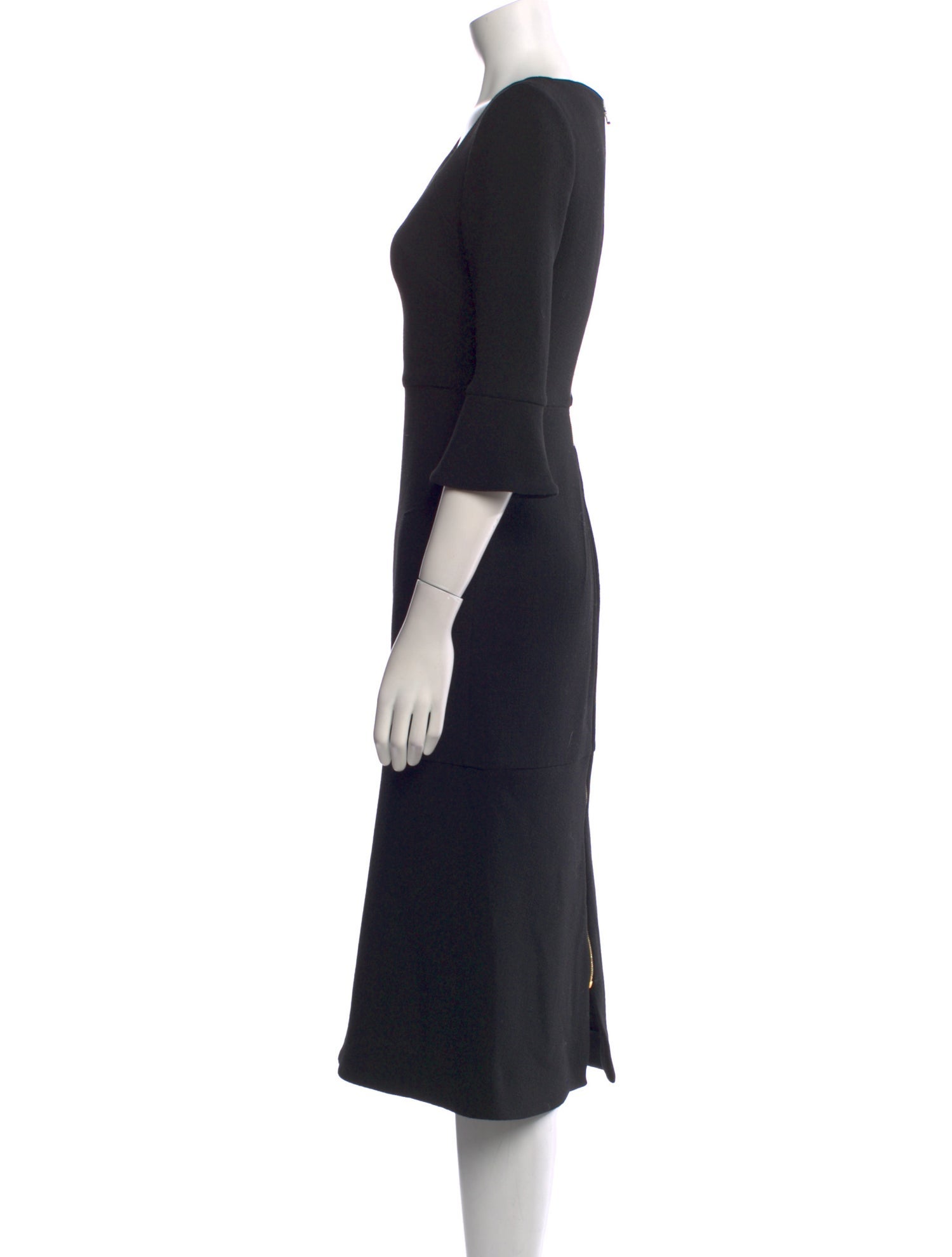 Roland Mouret Wool Midi Length Dress