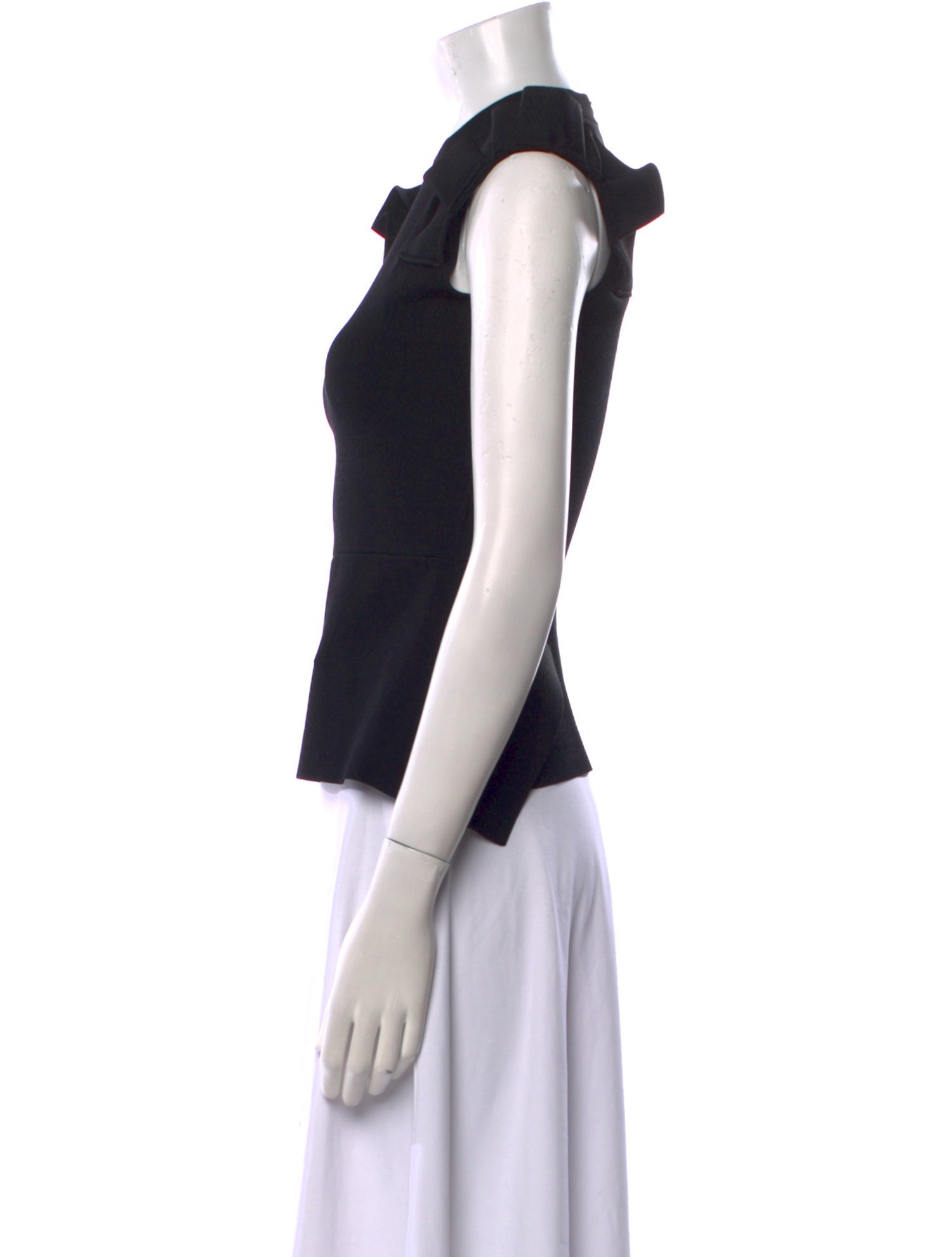Roland Mouret Crew Neck Sleeveless Top