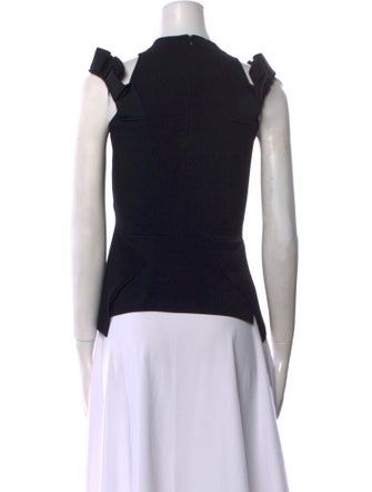 Roland Mouret Crew Neck Sleeveless Top