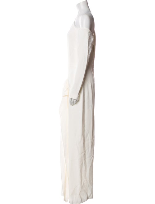 Roland Mouret One-Shoulder Long Dress