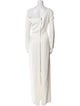 Roland Mouret One-Shoulder Long Dress