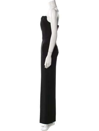 Roland Mouret Wool Strapless Jumpsuit