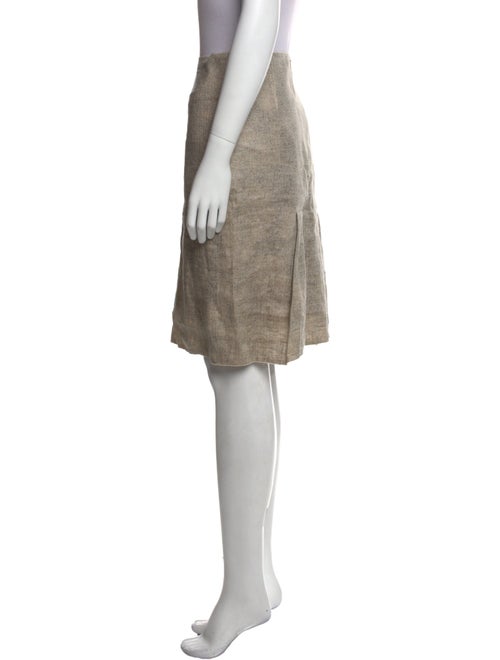 Roland Mouret Linen Knee-Length Skirt