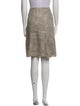 Roland Mouret Linen Knee-Length Skirt