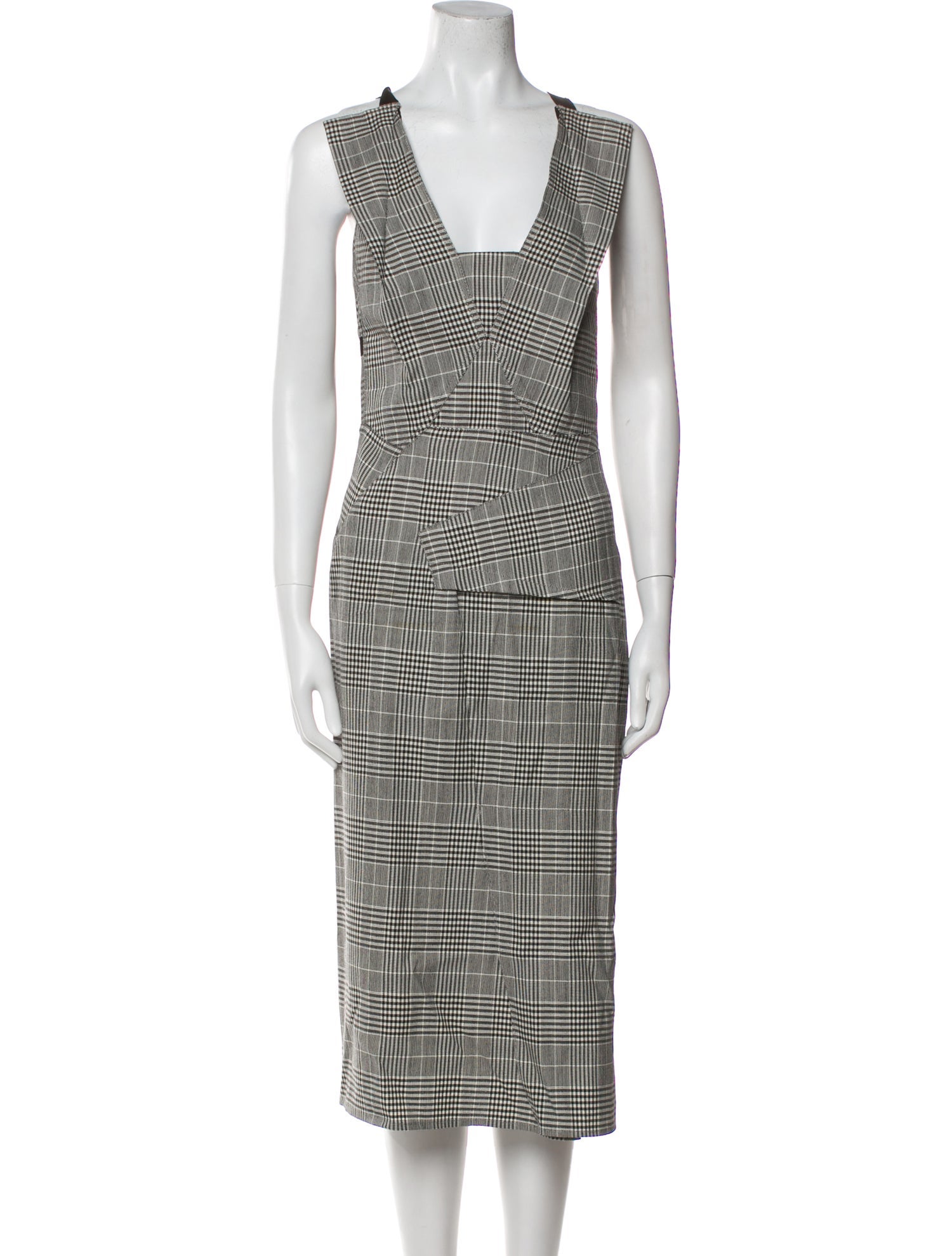 Roland Mouret Virgin Wool Midi Length Dress