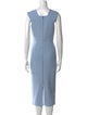 Roland Mouret V-Neck Midi Length Dress