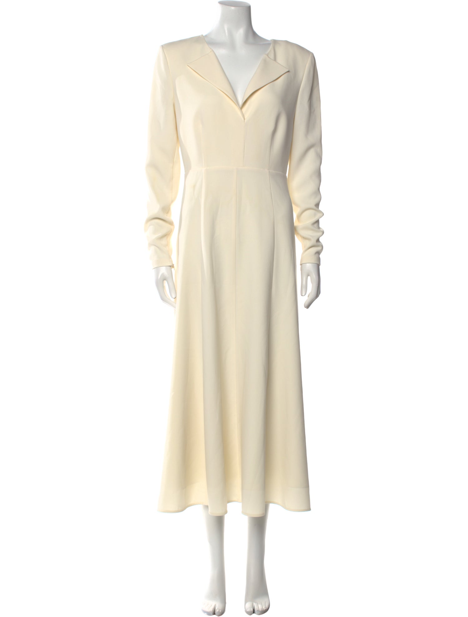 Roland Mouret V-Neck Long Dress