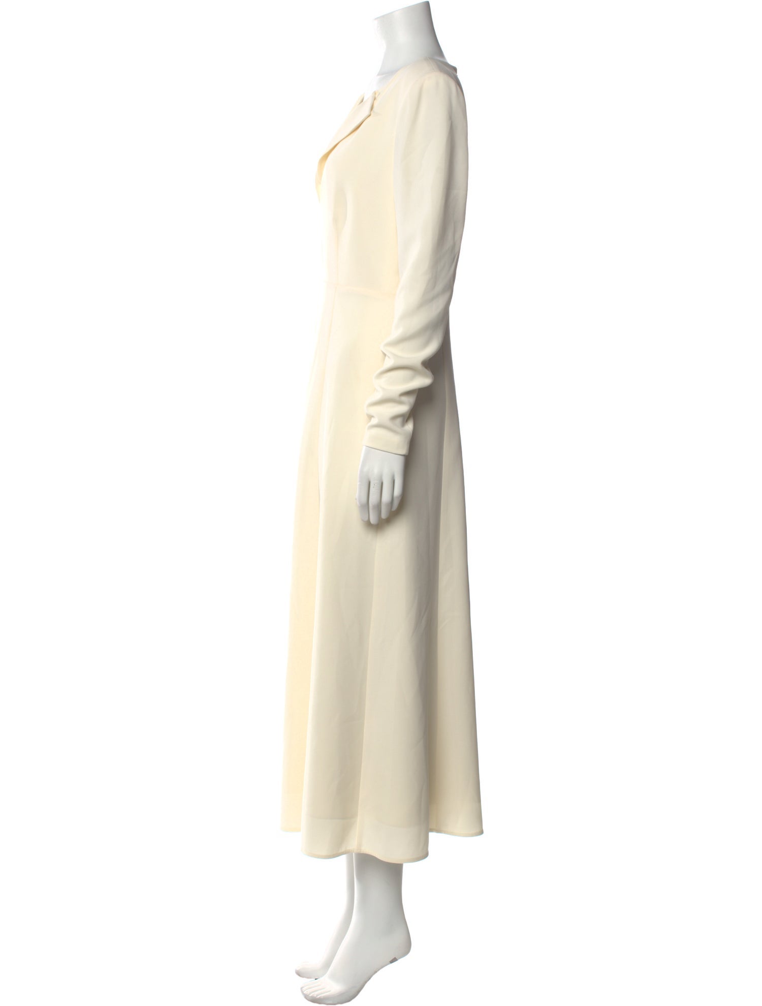 Roland Mouret V-Neck Long Dress