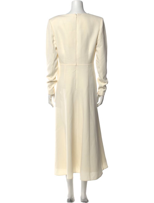 Roland Mouret V-Neck Long Dress