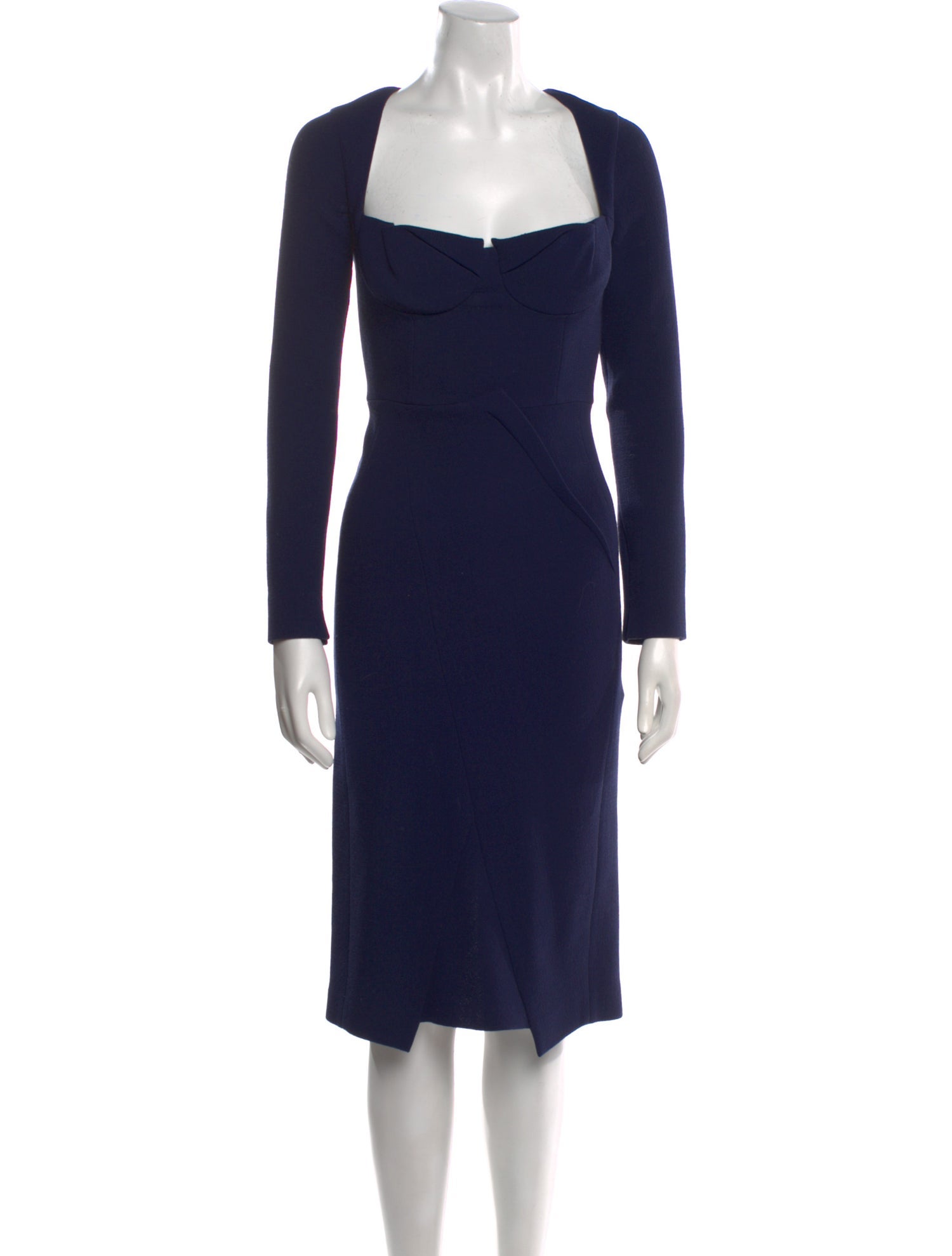 Roland Mouret Wool Midi Length Dress