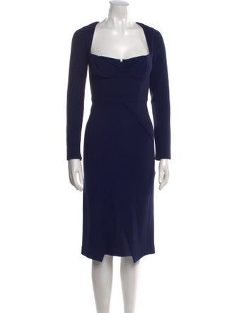 Roland Mouret Wool Midi Length Dress