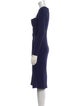 Roland Mouret Wool Midi Length Dress