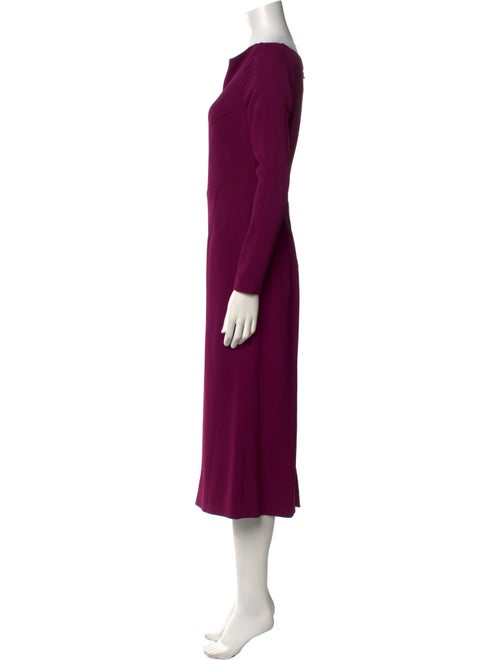 Roland Mouret Cowl Neck Midi Length Dress