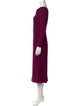 Roland Mouret Cowl Neck Midi Length Dress