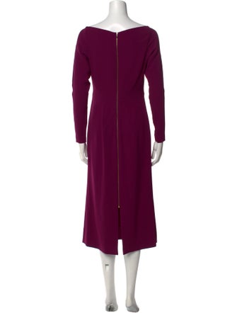 Roland Mouret Cowl Neck Midi Length Dress