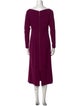 Roland Mouret Cowl Neck Midi Length Dress