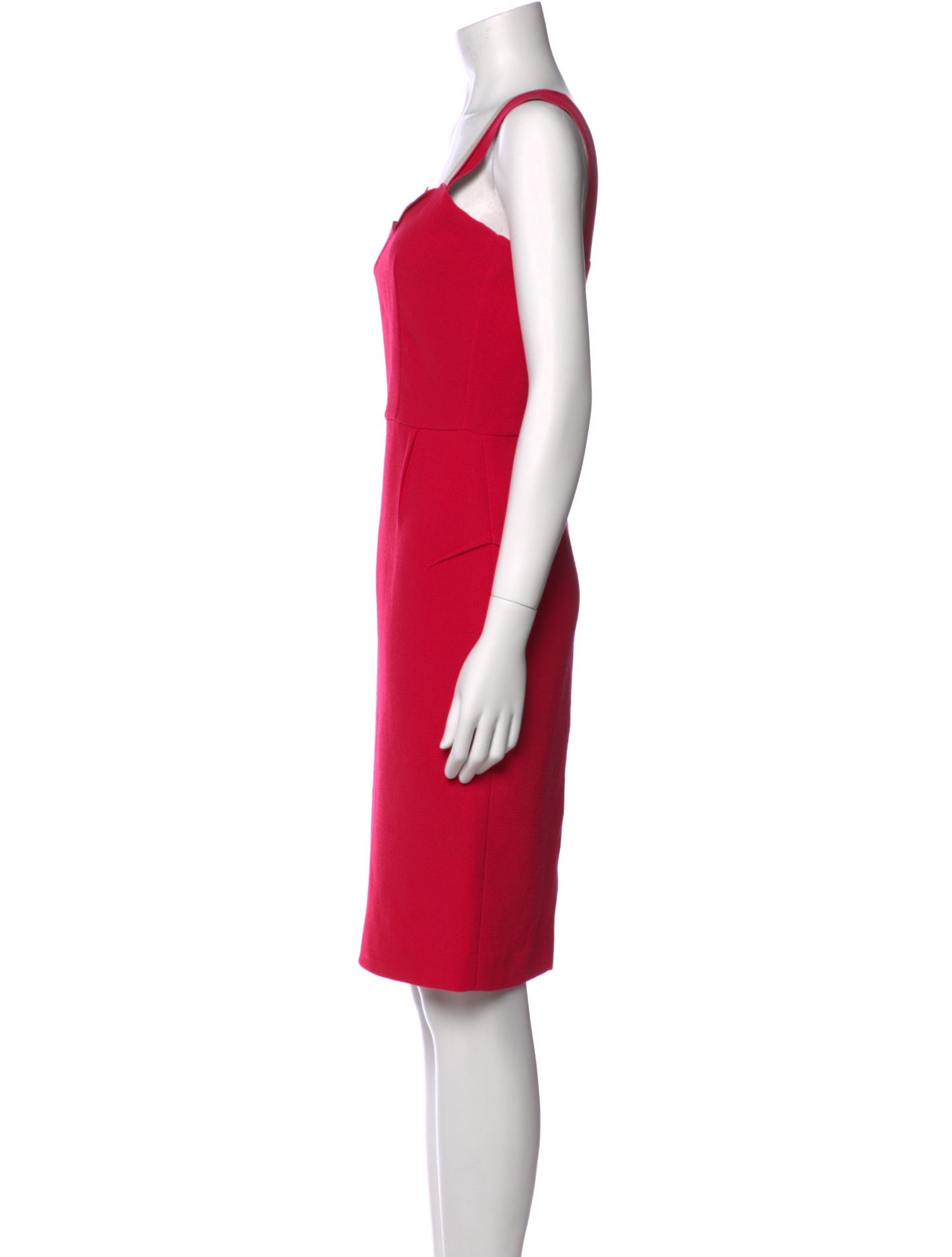 Roland Mouret Square Neckline Knee-Length Dress