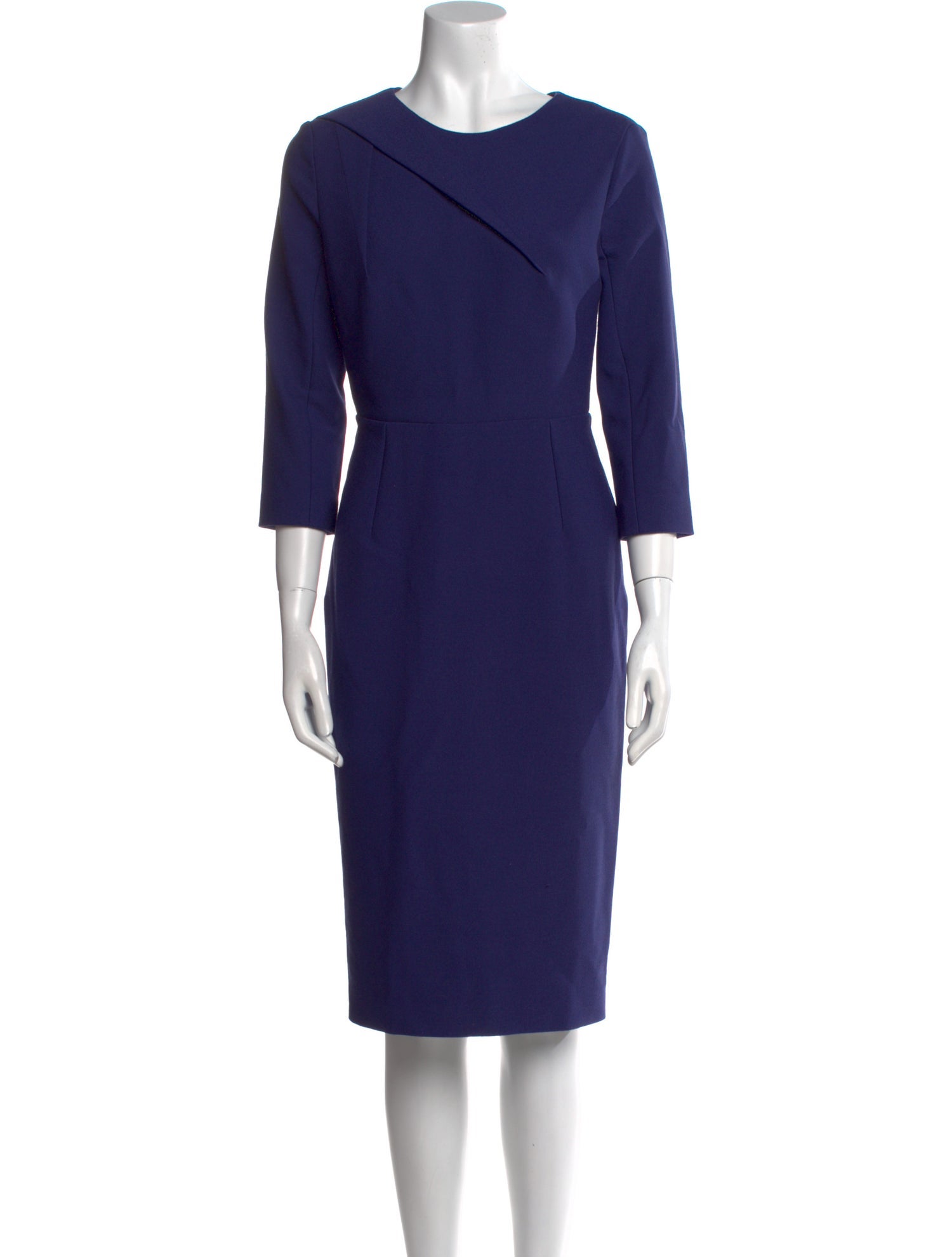Roland Mouret Crew Neck Midi Length Dress
