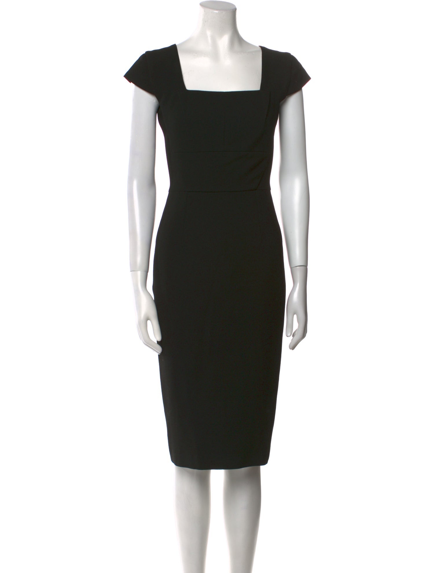 Roland Mouret Square Neckline Knee-Length Dress