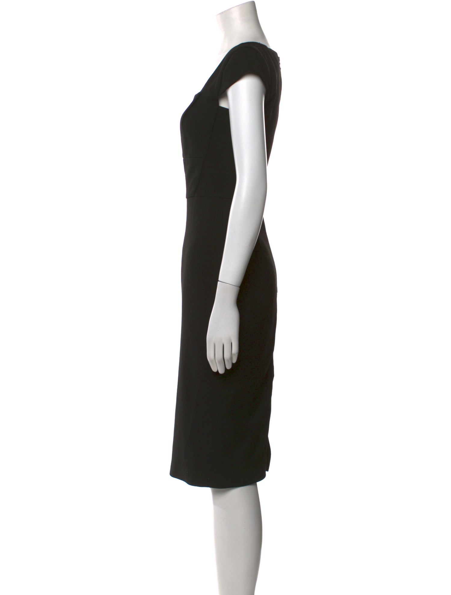 Roland Mouret Square Neckline Knee-Length Dress