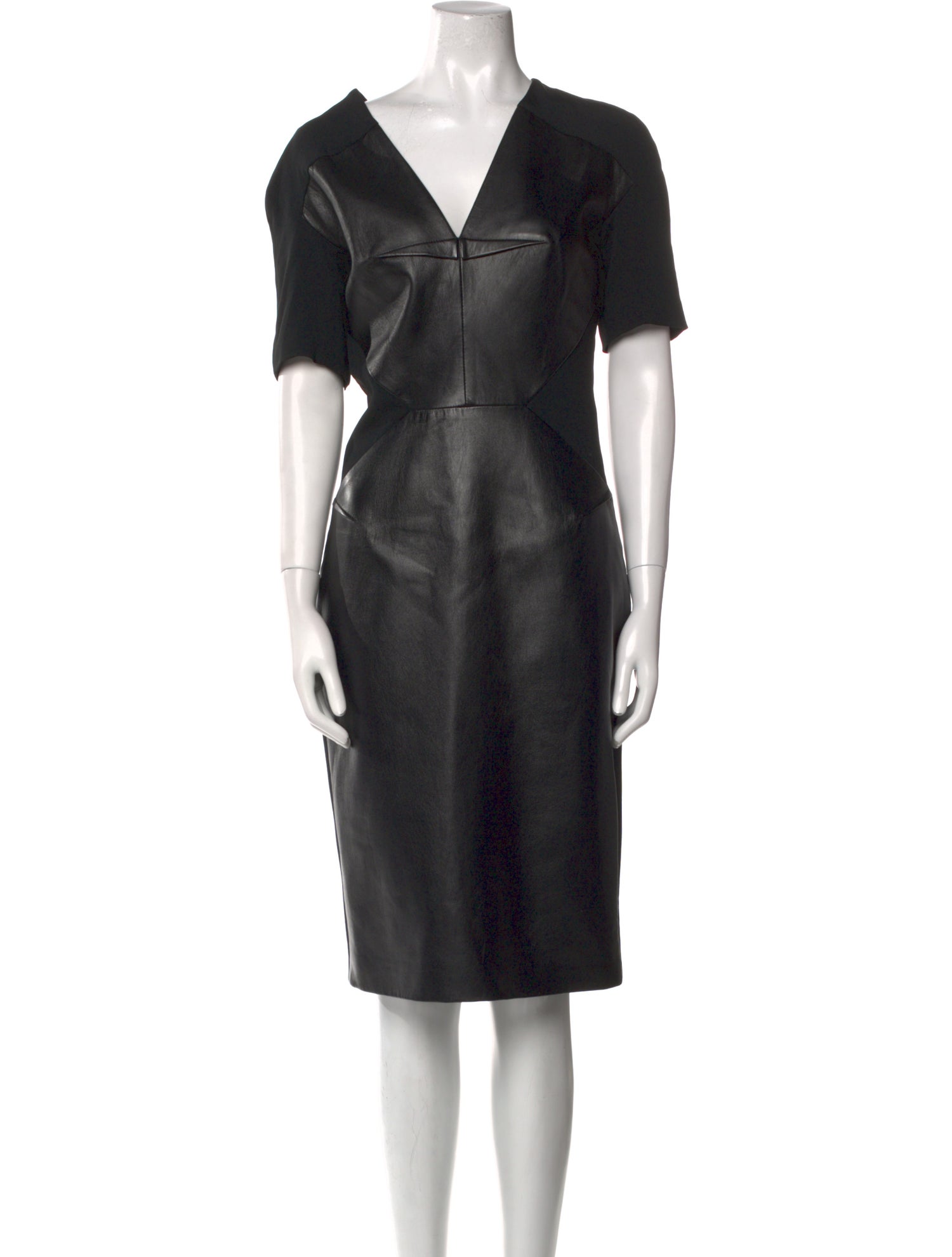 Roland Mouret Leather Midi Length Dress