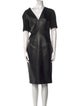 Roland Mouret Leather Midi Length Dress